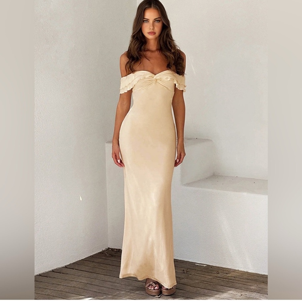 Commence off the shoulder dress